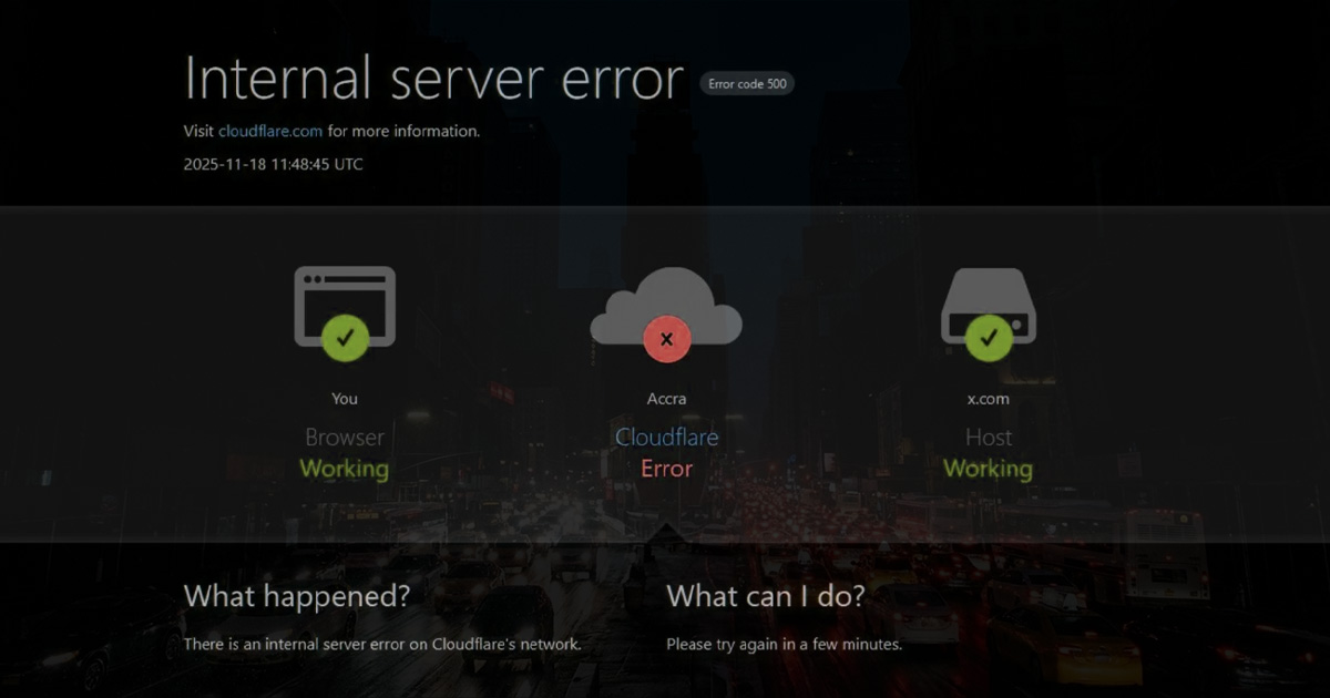 Cloudflare 當機像紅綠燈全滅？為何全球網站一起掛掉？