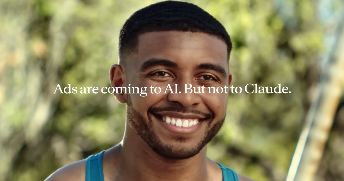 ChatGPT 廣告真的要來了？Anthropic 買下超級盃廣告暗諷對手商業轉型